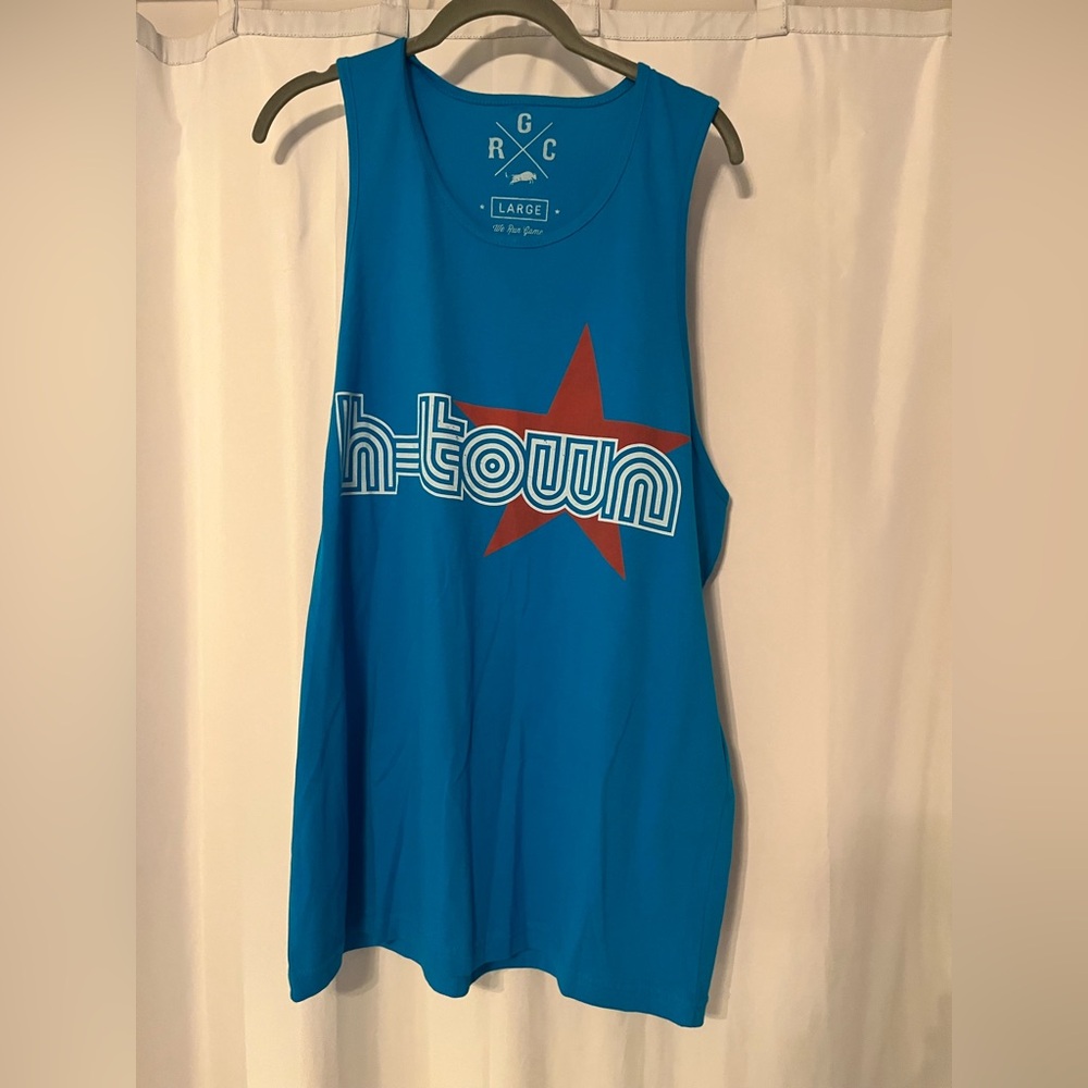 Men’s h town tank top
